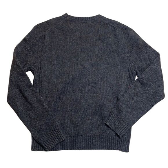 90s vintage Men’s Gap Brown Wool Knit Crewneck sweater Large - Picture 4 of 7